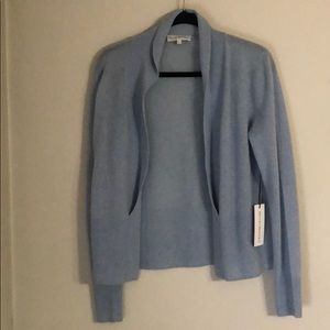 Easter mini shawl cardigan - light blue